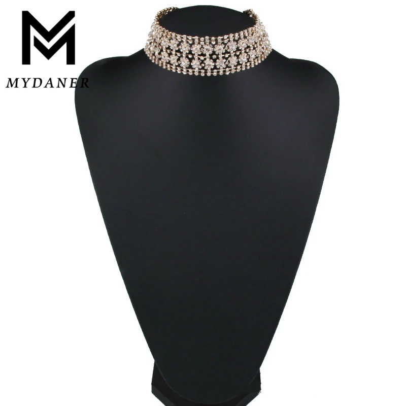 2017 Fashion font b Luxury b font Shiny font b Crystal b font Choker Fashion Rhinestone
