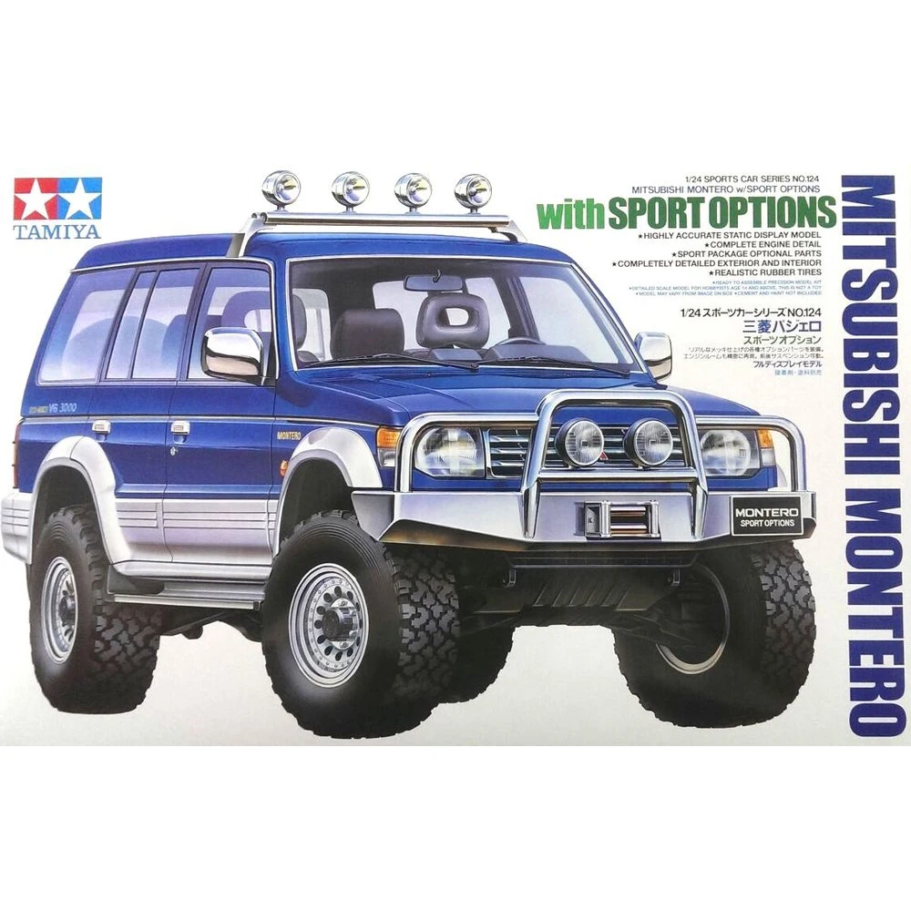 

1/24 TAMIYA 24124 montero SPORT OPTIONS model hobby