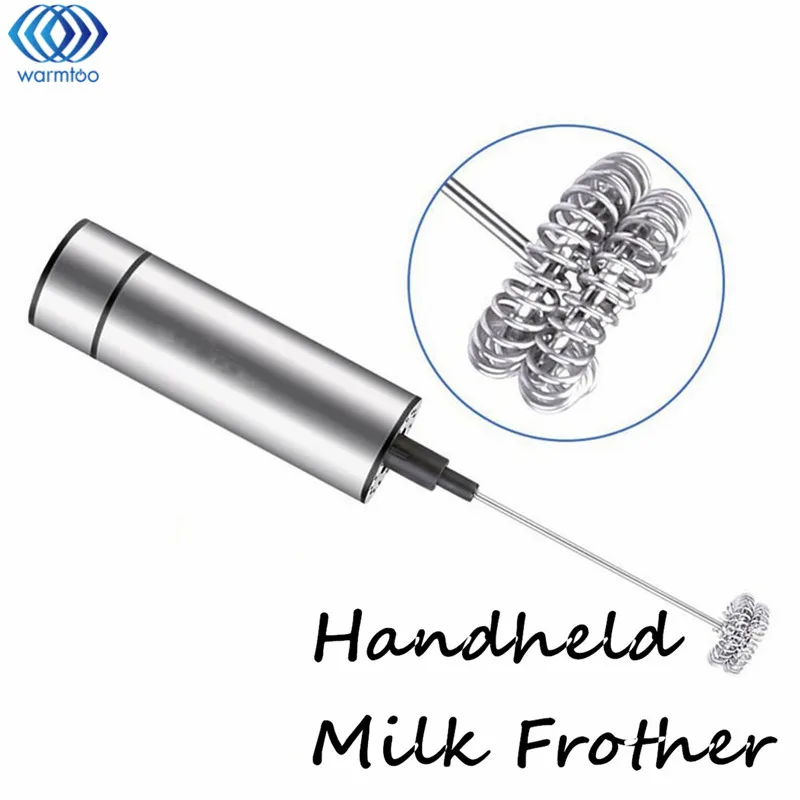 

Electrical Mixer Milk Frother Stainless Steel Foamer Beater Blender Coffee Latte Cream Stirrer Home Kitchen Handheld