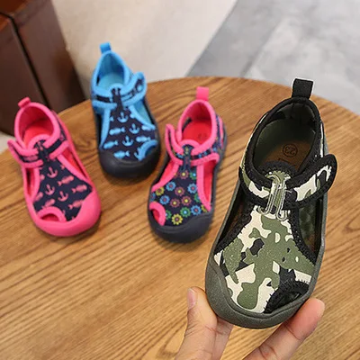 

2019 Summer Kids Shoes Toddler Boys Girls Sandals Rubber Children Casual Sandalias Beach Shoes Anti-Slip Sports Sandals 2-7T