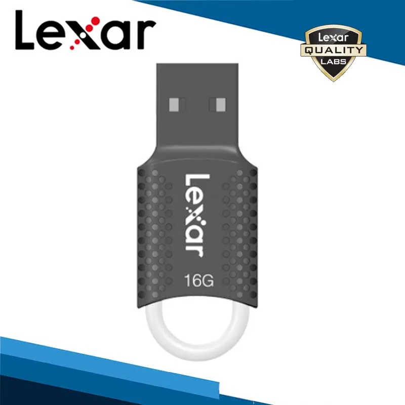 Lexar JumpDrive V40 USB флеш-накопитель флеш-диск USB 2,0 64 ГБ 32 ГБ 16 ГБ мини-флеш-накопитель PC Mac внешний накопитель Серый U Flash