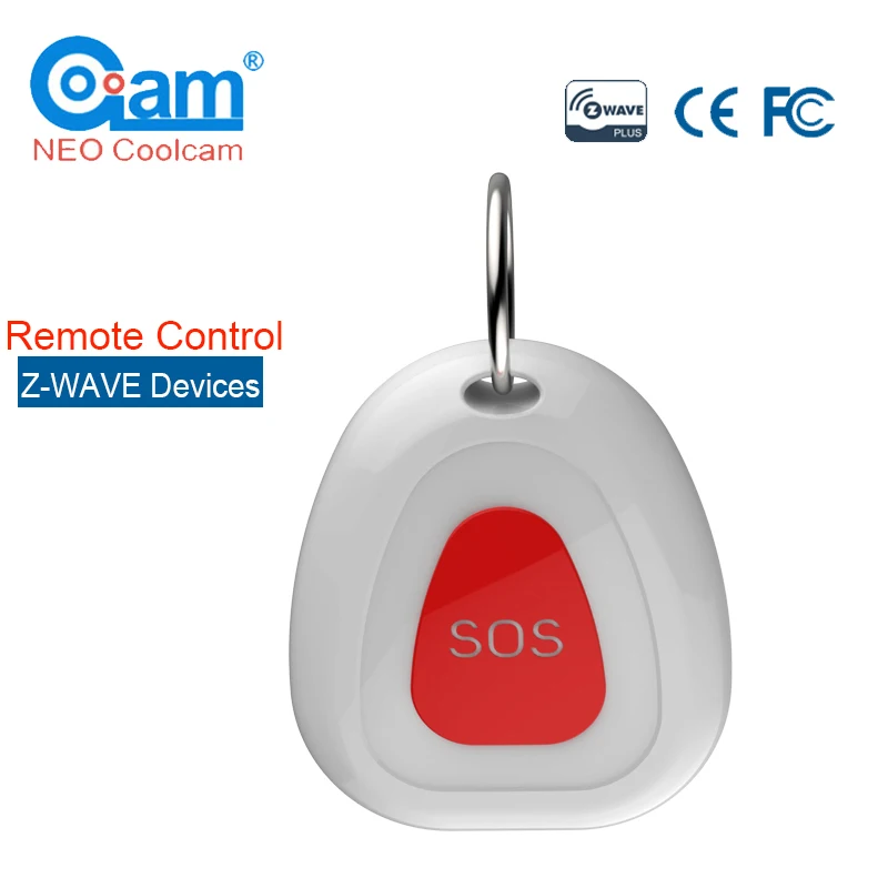 NEO COOLCAM NAS-RC02Z Z-wave Plus Smart Home One Key SOS Z wave Alarm Sensor Smart Home Automation Sensor