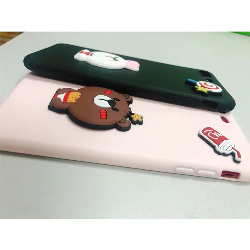 DIY 3D милый медведь чехол для Xiaomi Redmi K20 Pro Мягкий силиконовый Note 7 S2 5 Plus 6 конфетный