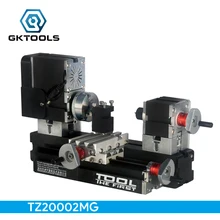 TZ20002MG DIY большой мощности мини металлический токарный станок, 60 Вт 12000 об/мин мотор, стандартизированное образование детей, лучший подарок