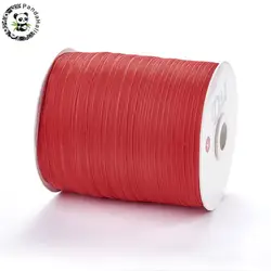 Pandahall органза ленты шнуры красная нить для изготовления ювелирных изделий около 1/4 "(6 мм шириной); 500 ярдов/рулон (457,2 м/рулон) Бесплатная
