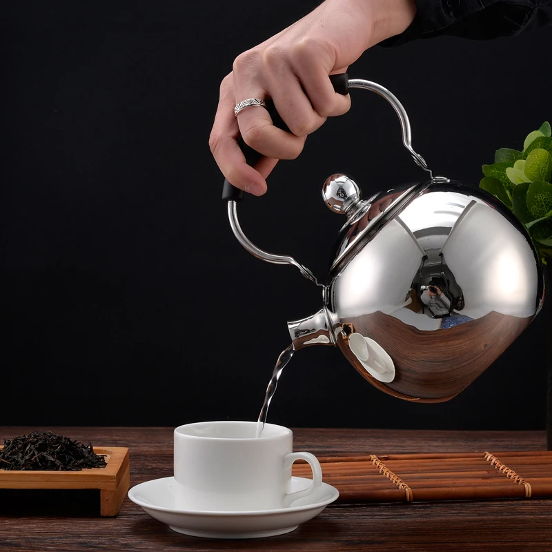 Buy Stainless steel teapot restaurant tea maker teapot