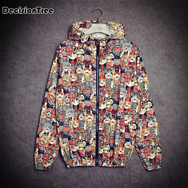 

2019 summer camouflage men coats high street ribbon patchwork cotton men x print bomber coat harajuku pilot flight