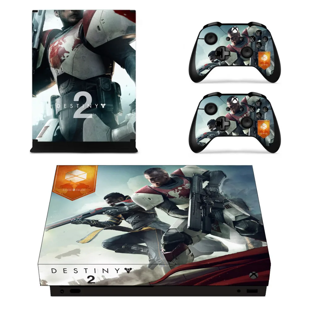 Игра Destiny 2 кожи Стикеры наклейка для microsoft Xbox One X консоли и контроллеры Скины Стикеры s для Xbox One X винил