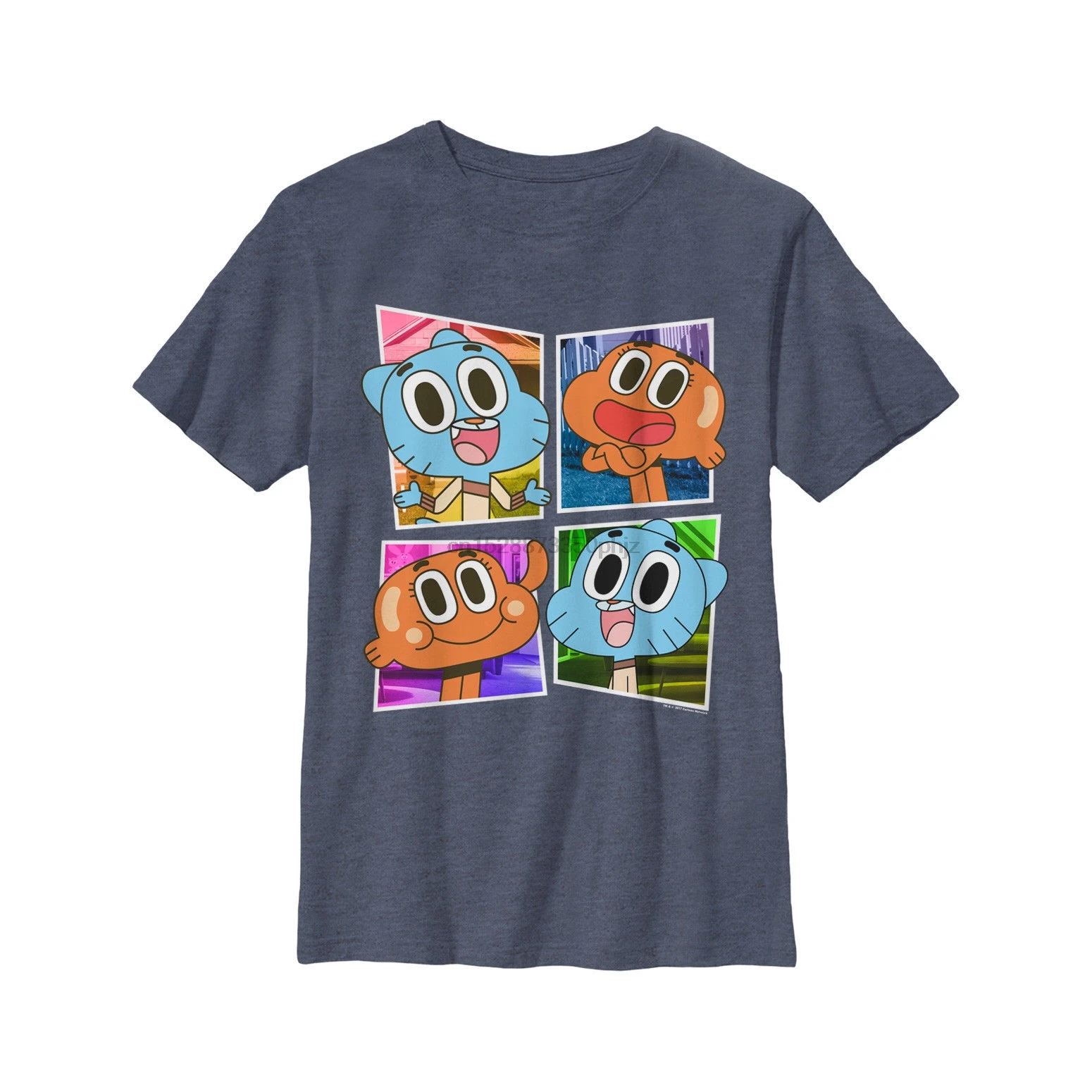 

The Amazing World of Gumball Brother Cartoon Panels Boys Graphic T Shirt Cartoon t shirt men Unisex New Fashion tshirt free