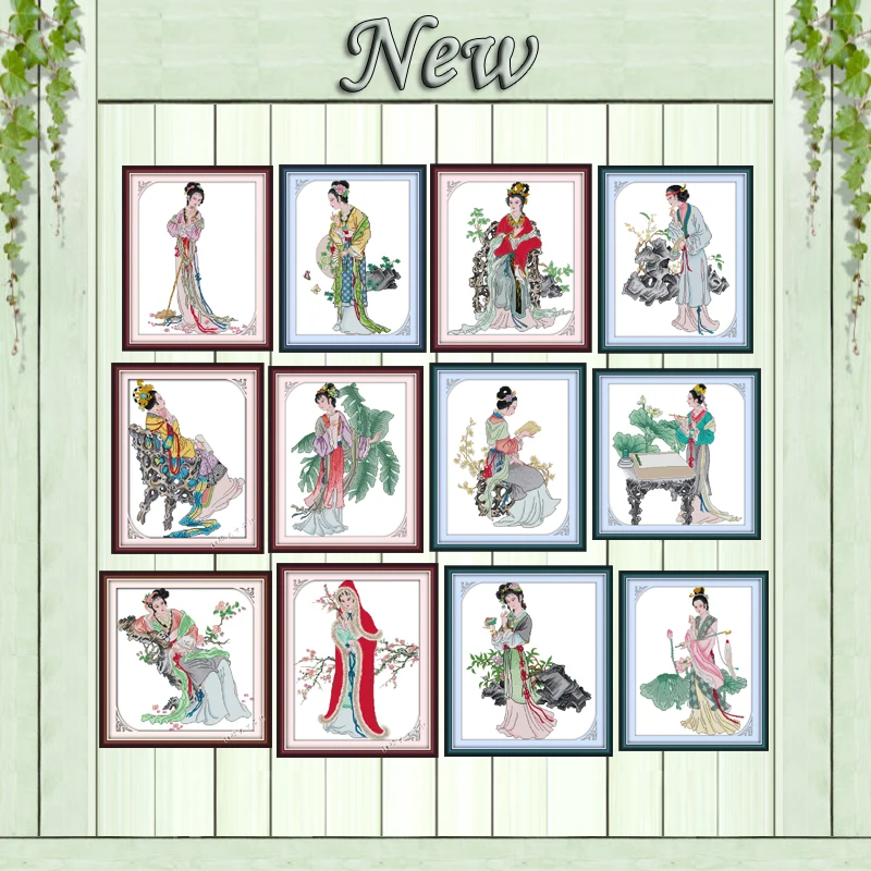 Набор для вышивки крестиком Мечта Красной девушки|counted cross stitch kits|printed stitchprinted kits |