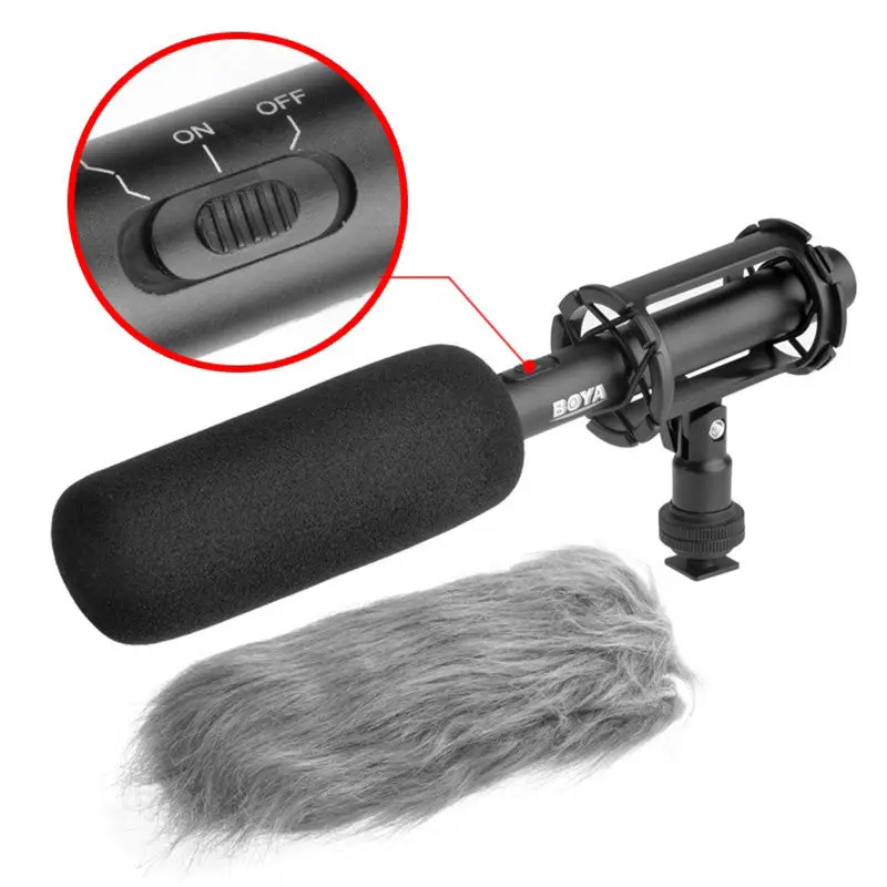 BOYA BY-C03 Camera Shoe Shockmount for Microphones 1" to 2" in Diameter (Fits the Zoom H1)