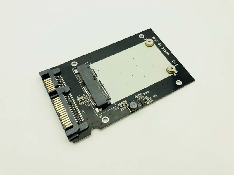 Новая маленькая плата 50 мм mSATA SSD до 2 5 &quotSATA адаптер для диска msata Windows2000/XP/7/8/10 Vista