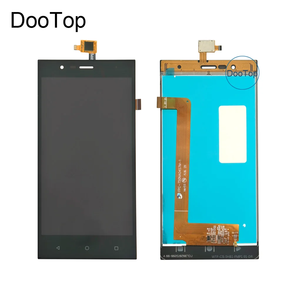 

Test ok Top Quality For Highscreen Boost 3 LCD Touch Screen Digitizer Assembly Black for Highscreen boost 3 Pro lcd