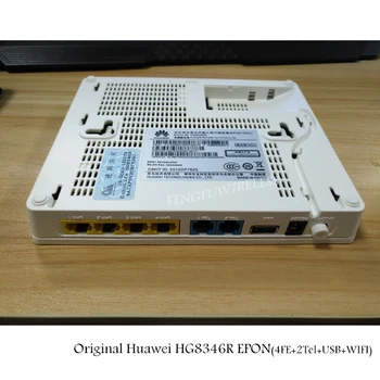 

5pcs Original Hua wei HG8346R EPON ONU ONT Router, 1GE+3PORT+1TEL same fuction as HG8347R HG8240F(English version+EU Adapter)