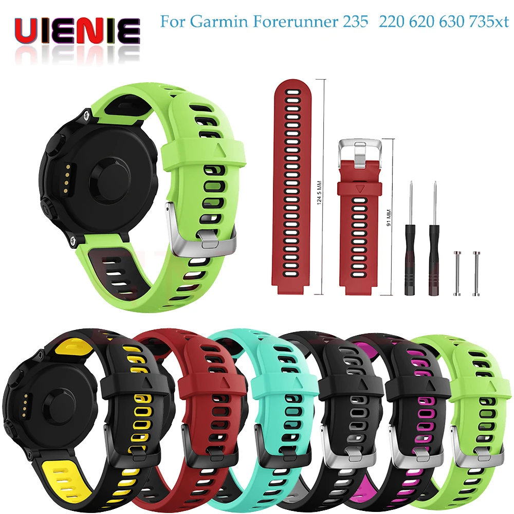 Новое поступление для Garmin Forerunner 735XT наручный ремешок для смарт-часов Garmin Forerunner 230 235 220 620 630 735XT Смарт ремешок для наручных часов