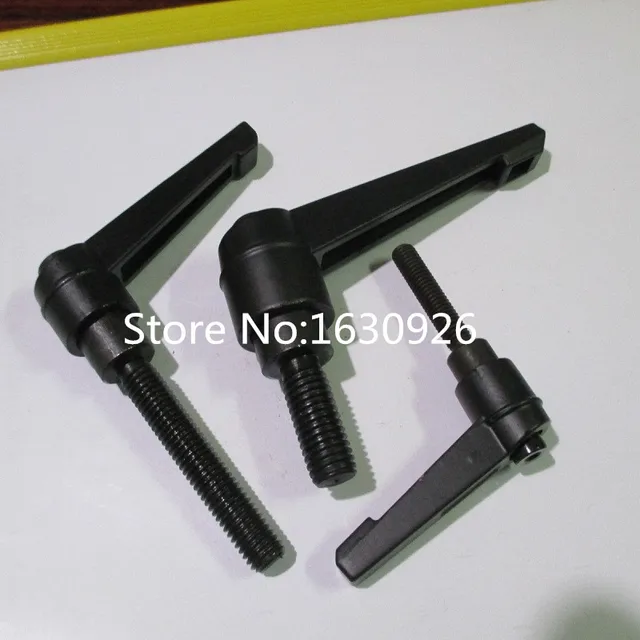 Spring Loaded 8mm Threaded Machinery Metal Adjustable Handle for
