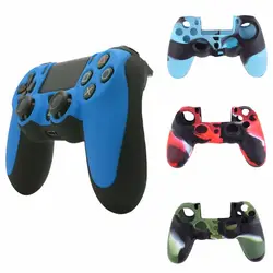 Камуфляж мягкий силиконовый чехол Защитная кожа для SONY playstation 4 PS4 контроллер Dualshock 4 Лидер продаж Новое поступление