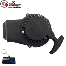 STONEDER Мини Мото легкий реактивный ручной стартер для 47cc 49cc двигатель карманный велосипед мини мото байк дети ATV Quad 2 такта STONEDER Мини Мото легкий реактивный ручной стартер для 47cc 49cc двигатель карманный велосипед мини мото байк дети ATV Quad 2 такта