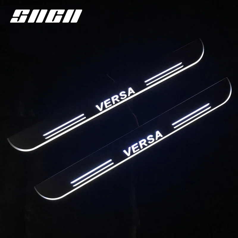 Светодиодсветильник лампа-Накладка на порог для Nissan Versa 2015 - 2017 2018 |