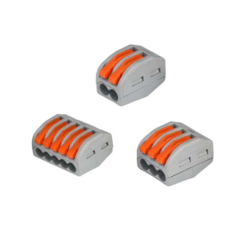 

222 WAGO mini fast wire Connectors,Universal Compact Wiring Connector,push-in Terminal Block