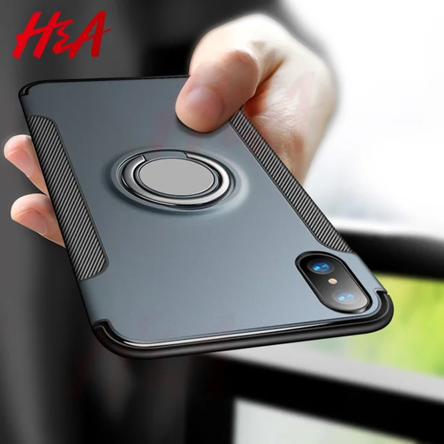 Best Offers H&A Luxury Shockproof Phone Case For iPhone X XR XS Max Magnetic Ring Stand Phone Cover For iPhone XS Max XR X Car Holder Cases Best Offers H&A Luxury Shockproof Phone Case For iPhone X XR XS Max Magnetic Ring Stand Phone Cover For iPhone XS Max XR X Car Holder Cases