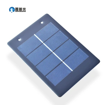 

Xinpuguang 10pcs 2V 1.2W epoxy resin solar panel portable beautiful with eyelets factory selling price solar system module kits
