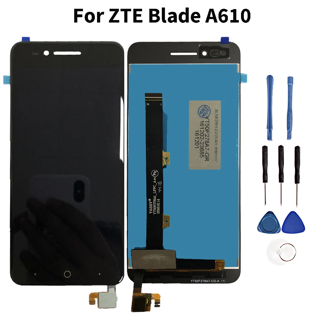 

LCD Display For ZTE Blade A610 A610C Touch Screen LCD Display Digitizer Assembly For ZTE 4 Blade A610C BA610