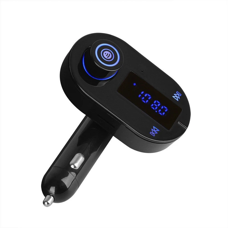 Автомобильный MP3-плеер Bluetooth автомобильный ресивер FM-передатчик Набор беспроводной связи по стандарту Bluetooth ЖК-дисплей mp3 плеер адаптер Комплект Зарядное устройство@#203