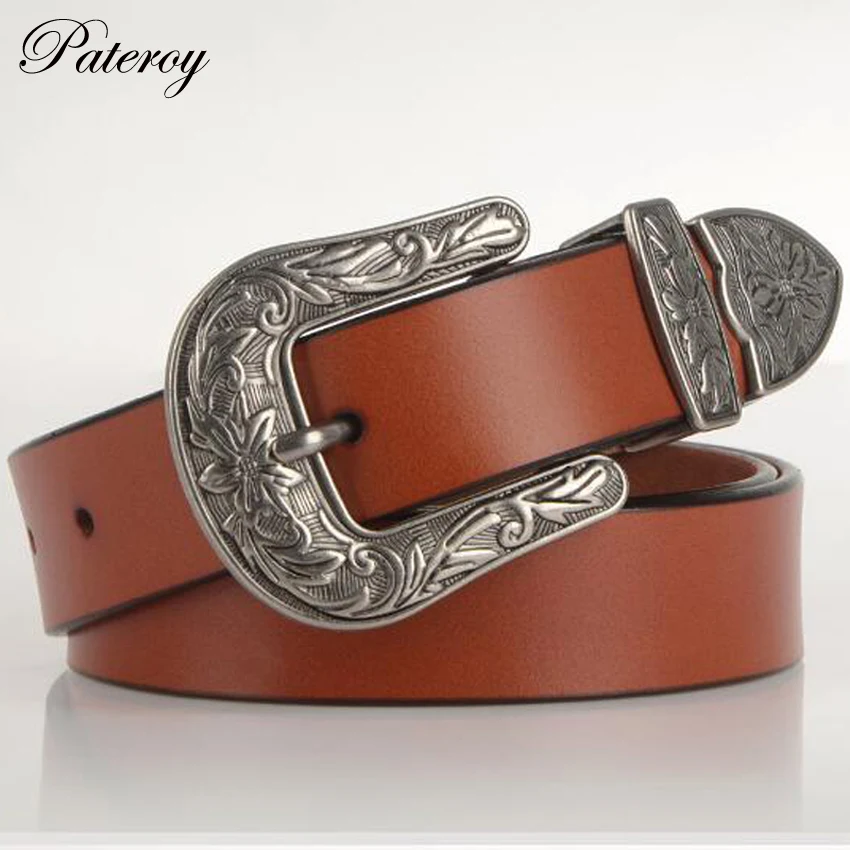 Cinturones de piel de vaca para mujer, cinturón de moda de cuero vaquero para mujer, cinturón de diseñador mujer, cinturón de cintura Punk de marca de lujo de alta calidad|belt belt|belts