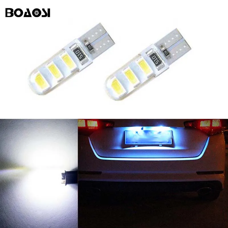Boaosi 2x Led T10 Canbus Bulbs Interior Lights License Plate Light Boaosi 2x Led T10 Canbus Bulbs Interior Lights License Plate Light For Toyota Corolla Avensis Yaris Rav4 Auris Hilux Prius Camry In Car Embly From