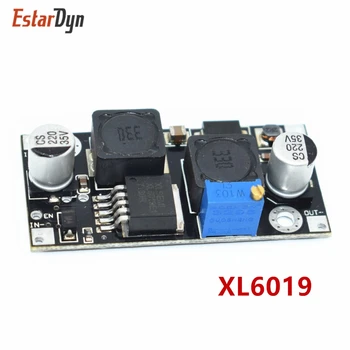 

10pcs XL6019 (XL6009 upgrade)Automatic step-up step-down DC-DC Adjustable Converter Power Supply Module 20W 5-32V to 1.3-35V hei