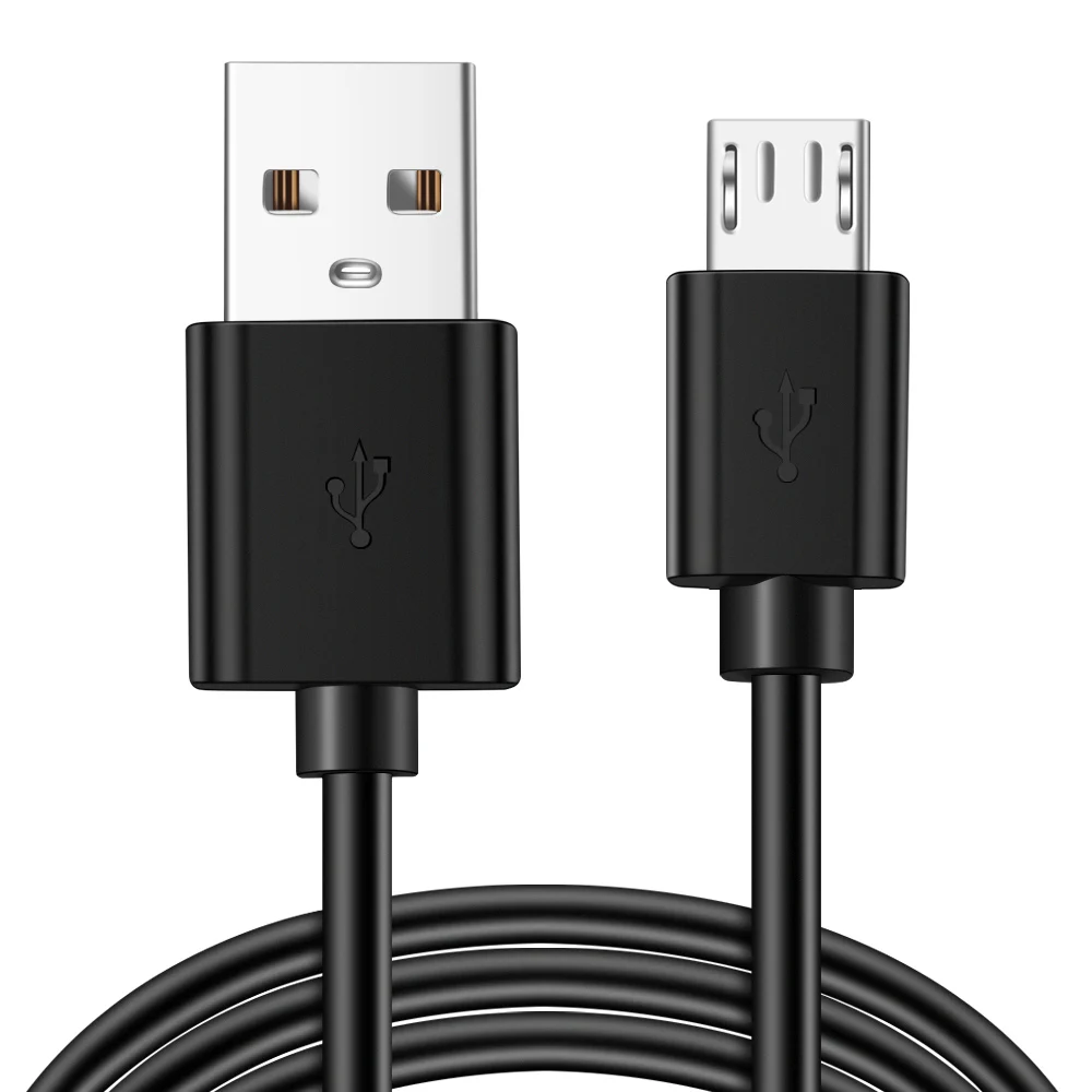 Micro USB кабель 2.4A Быстрая зарядка телефон зарядное устройство адаптер кабель данных для samsung Xiaomi huawei Meizu sony LG Android зарядный кабель - Цвет: Черный