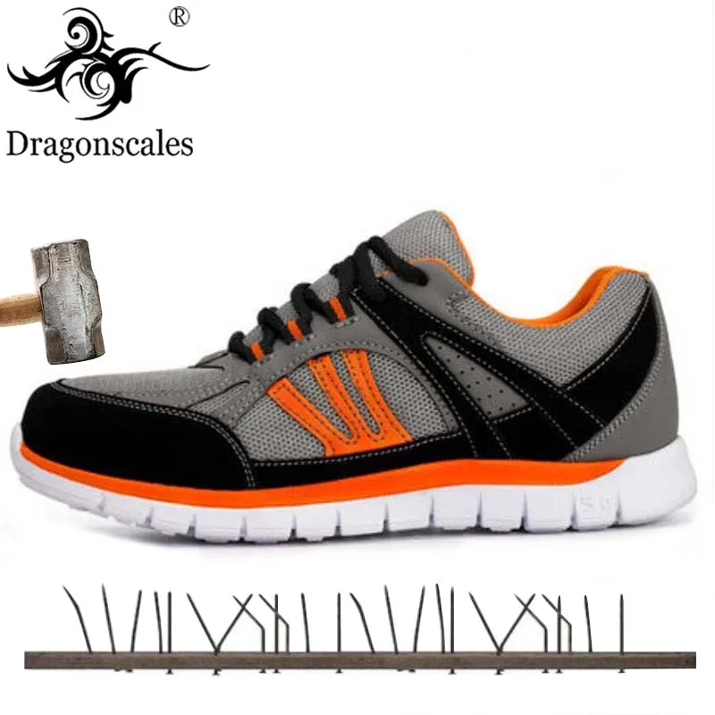 

2019 New High Quality Men's Steel Toe Cap Safety Shoes Work Boots Wear Shoes Breathable Lightweight Non-slip Anti-piercing