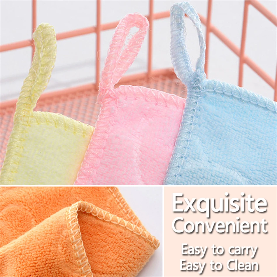 Baby Towel Newborn Muslin Handkerchiefs Cloth Squares Newborn Towels for Baby Wipes New Born Washcloth for Children Reusable