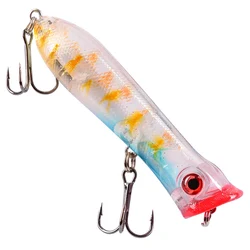 Enhanced Popper Fishing Lure - Premium Floating Hard Bait for Bass and Pike Fishing (1)