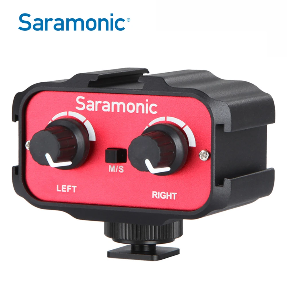 Saramonic SR AX100 Универсальный микрофонный аудио адаптер микшер с стерео и двойными