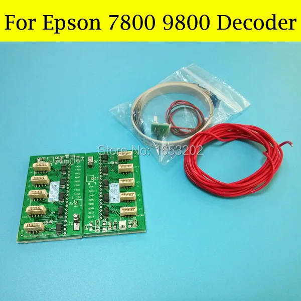 2 шт./лот декодер карты для Epson Stylus PRO 7800 9800 чип принтера EPSON чернильный картридж|chip