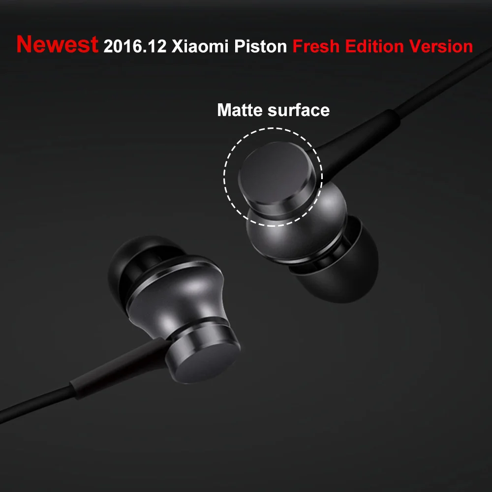 Новые 100% оригинальный Xiaomi Mi наушники Piston 3 свежая версия в вкладыши с микрофоном