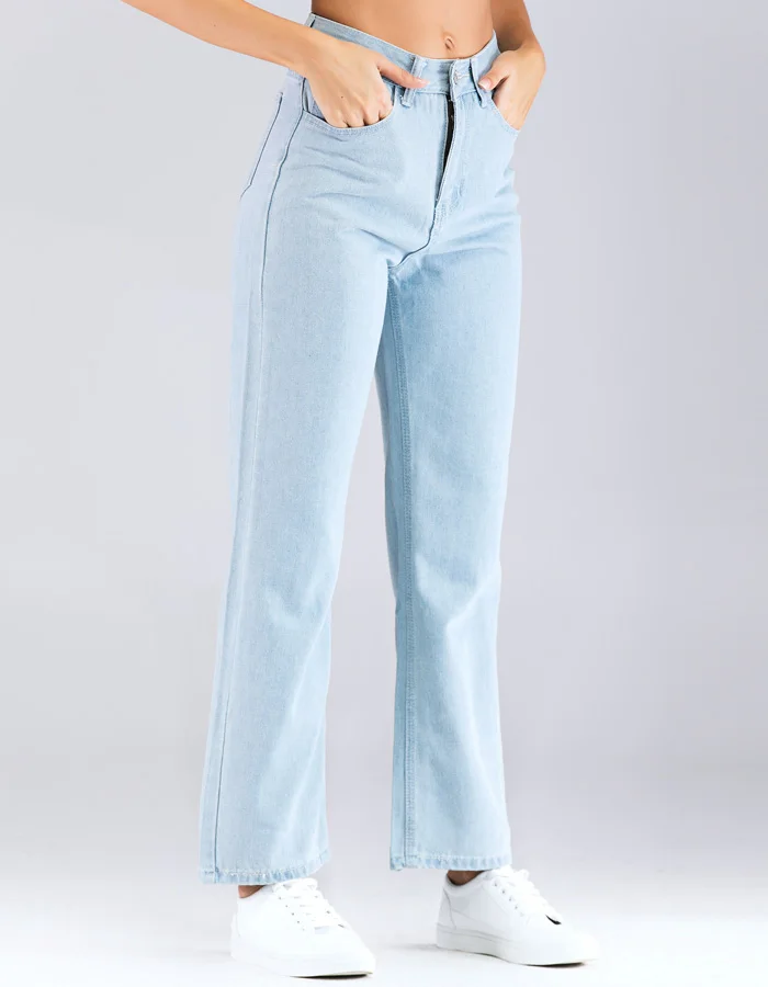 Monbeeph новые Брендовые женские широкие брюки с высокой талией длинные брюки свободные винтажные джинсовые брюки джинсы повседневные брюки Femme