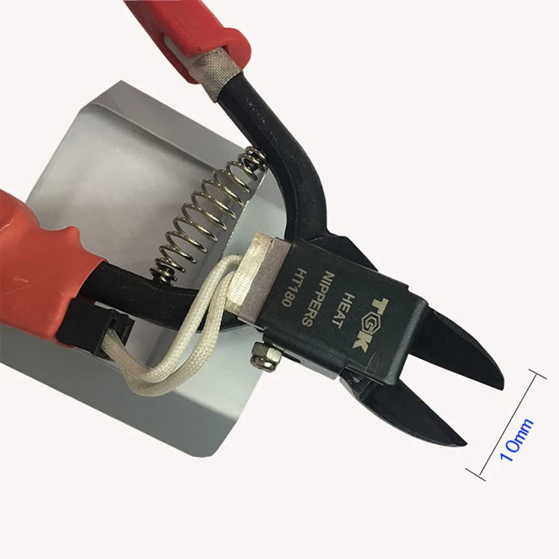 Tesoura de Calor Elétrico Nipper Calor Cortador Lateral Alicate Diagonal Corte Ht180 y 24 v - Image 5
