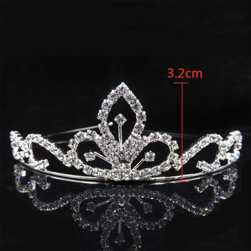 Hair Accessories Kid Princess Tiaras Crowns Crystal Headband Bridal Wedding Party Jewelry 20 Style