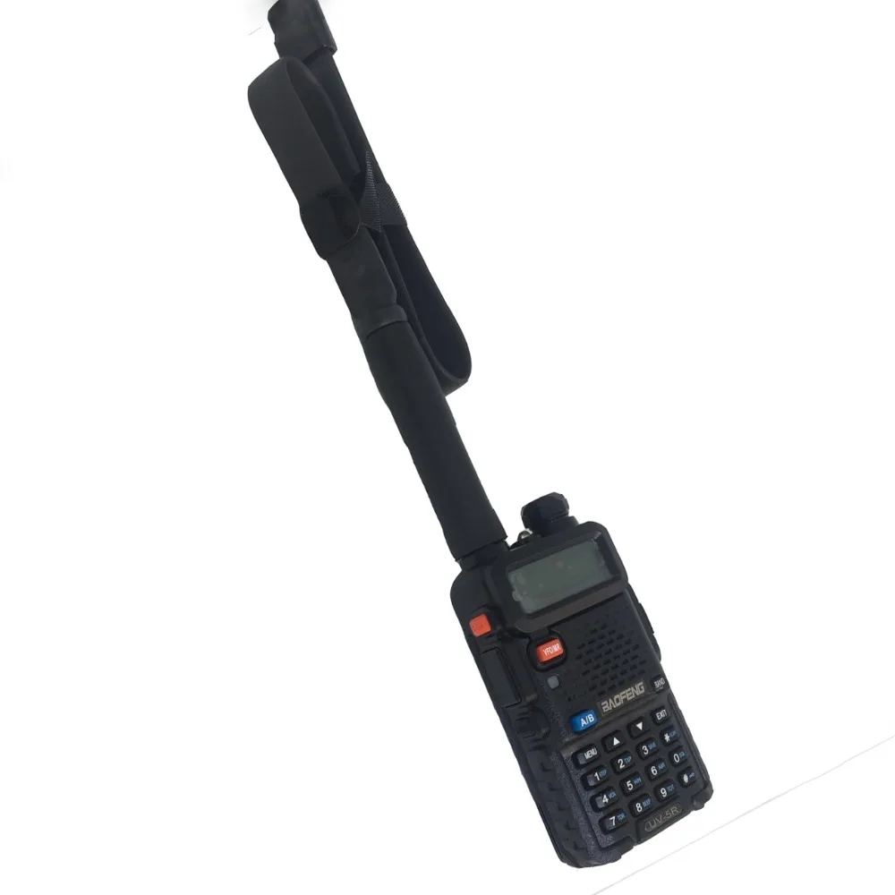 Новая Складная тактическая антенна CS SMA-Female VHF UHF 144/430Mhz двухдиапазонная антенна для TYT hf CB радио рация Baofeng UV-5R