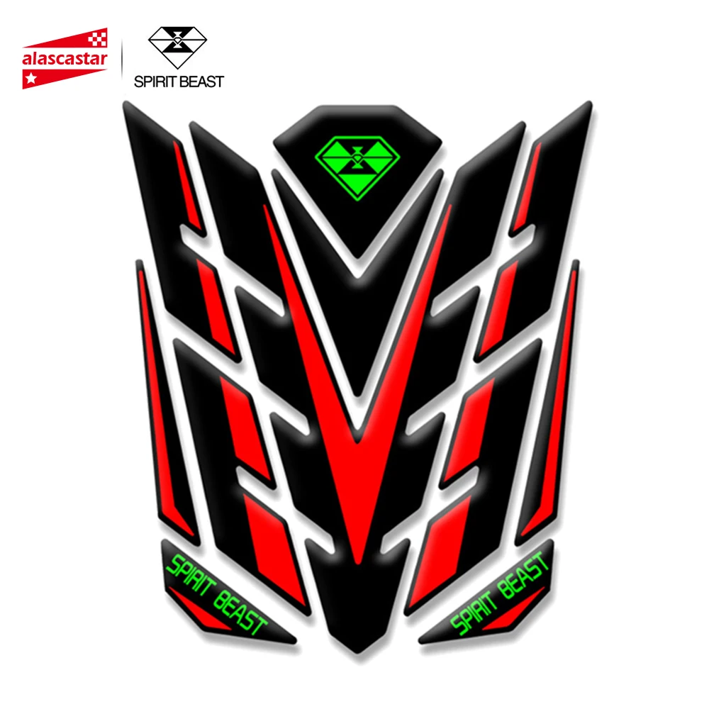 

SPIRIT BEAST Motorcycle Sticker Moto Pegatinas Gas Feul Tank Pad Motorbike Moto Decals Protector Pad For Honda Yamaha Kawasaki