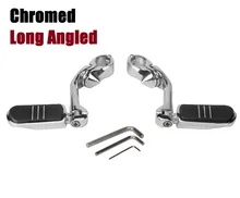 32mm 1.25″ Chrome Long Angled Highway Engine Guard Foot Peg For Harley motorcycle