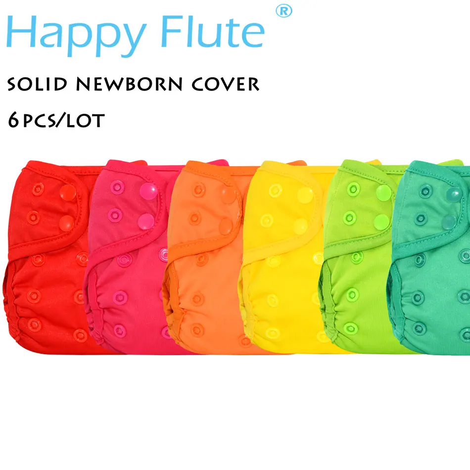 Beste Gelukkig Fluit pasgeboren snap doek luier cover voor NB baby, dubbele gussets, waterdicht en ademend