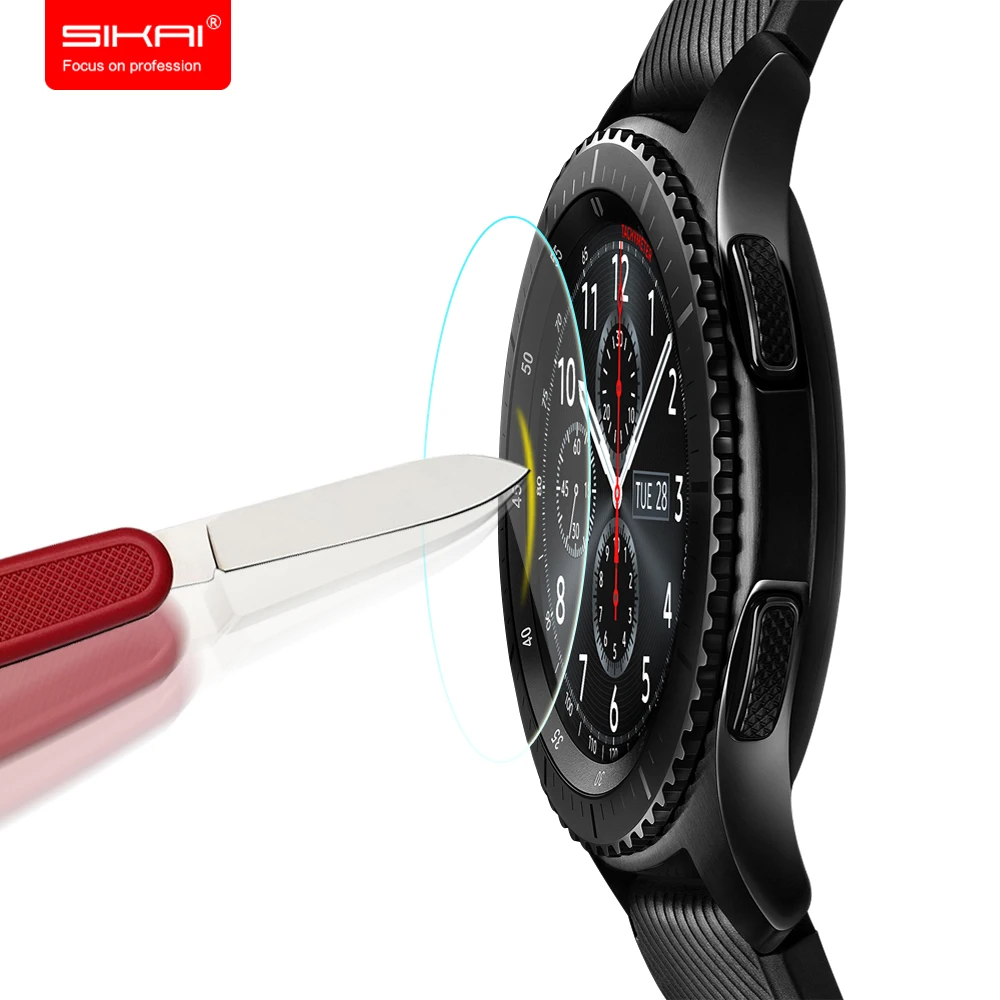 SIKAI 3 шт Закаленное стекло протектор экрана для samsung gear S3 Классическая пленка