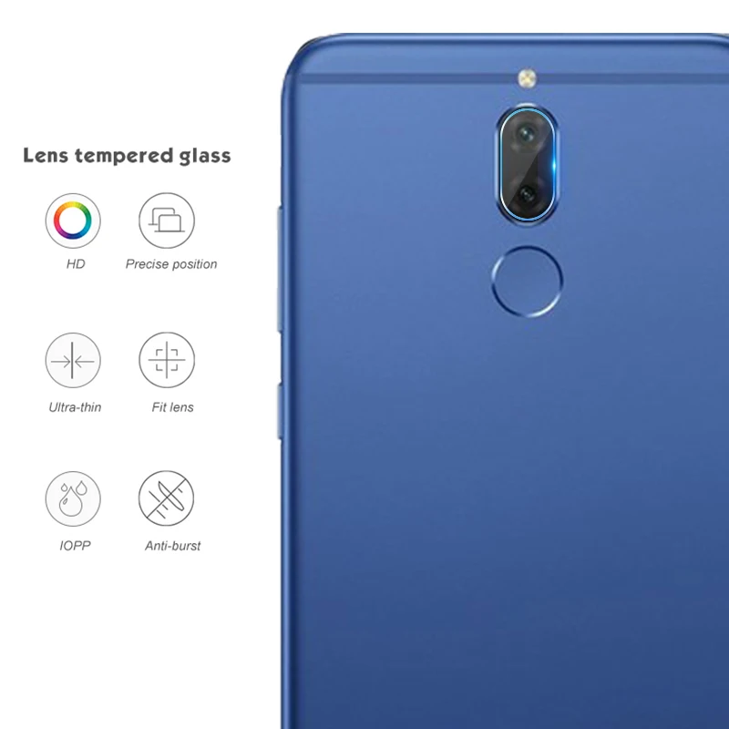 Защитное стекло 6D для задней камеры Honor 8X 2 шт. защитная пленка Huawei 7A 7C Pro 10 9 Lite 8C Play