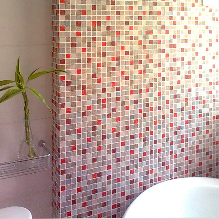 Acquista all'ingrosso online mosaico adesivi da grossisti mosaico ... Piastrelle adesive effetto muro bianco