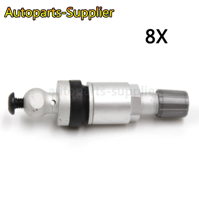 

8pcs New TPMS Tire Valve for General Iron Steel Mate Tubeless Valve for Tire Pressure Sensor Repair kit YPTJJQZ New