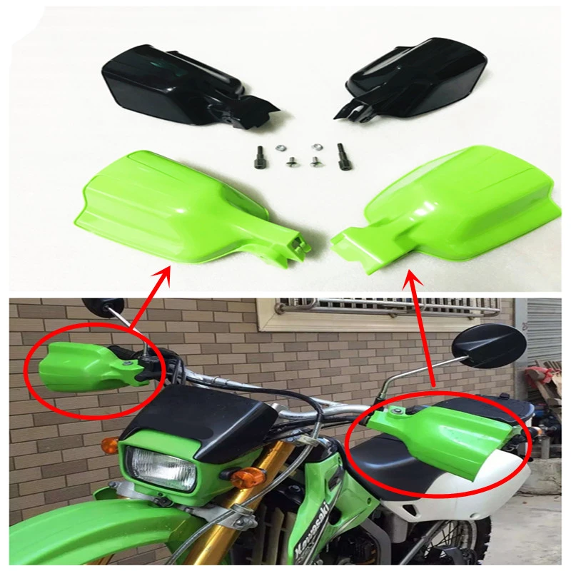 bejdsemiddel Alabama Lav aftensmad Handlebar Handguards Clutch Brake Levers Pro Hand Guard ABS Windproof  Windshield for Kawasaki KLX250 KDX220 KL250 Pit Dirt Bikes|Covers &  Ornamental Mouldings| - AliExpress